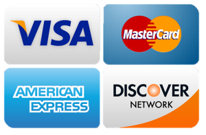Visa MasterCard American Express Discover Cards 